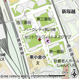 神奈川県川崎市幸区小倉周辺の地図