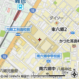 東京都大田区東六郷2丁目18周辺の地図
