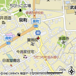 岐阜県美濃市1809周辺の地図