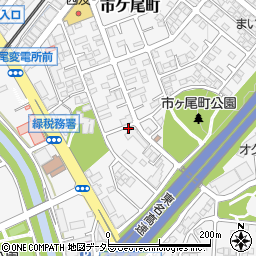 リパーク横浜市ケ尾町駐車場周辺の地図