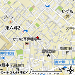 さわやか信用金庫六郷支店周辺の地図