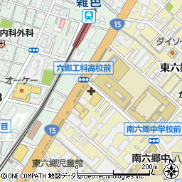 日産東京販売蒲田店周辺の地図