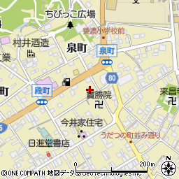 岐阜県美濃市42周辺の地図
