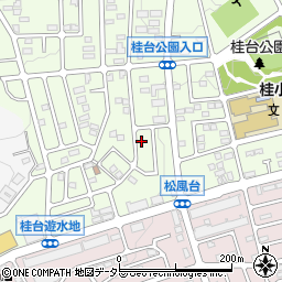 神奈川県横浜市青葉区桂台2丁目1-20周辺の地図