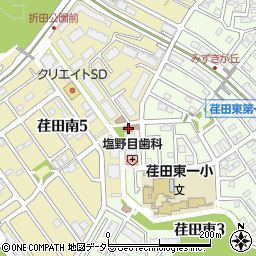 横浜荏田東郵便局周辺の地図