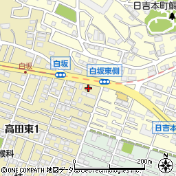 ファミリーマートサンズ高田東一丁目店周辺の地図