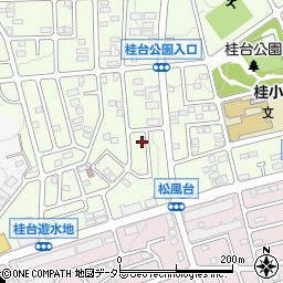 神奈川県横浜市青葉区桂台2丁目1-23周辺の地図