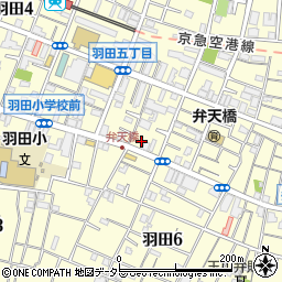 弁天橋歯科医院周辺の地図