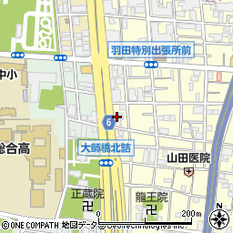 東京都大田区羽田2丁目10周辺の地図