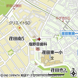 都筑警察署荏田東交番周辺の地図