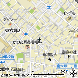 東京都大田区南六郷2丁目7周辺の地図