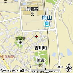 岐阜県美濃市1757-1周辺の地図