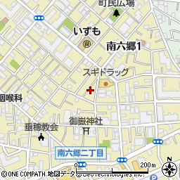東京都大田区南六郷2丁目12周辺の地図