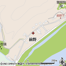 岐阜県美濃市前野67周辺の地図