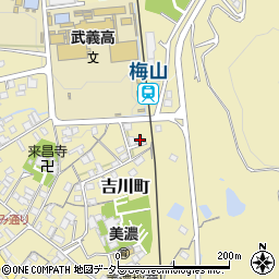 岐阜県美濃市吉川町1754周辺の地図