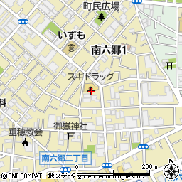 東京都大田区南六郷2丁目13周辺の地図