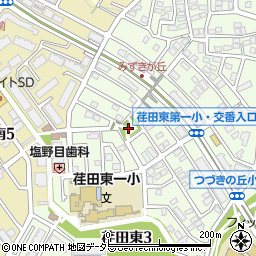 荏田東まつば公園周辺の地図