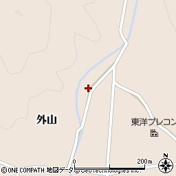 岐阜県本巣市外山1308周辺の地図