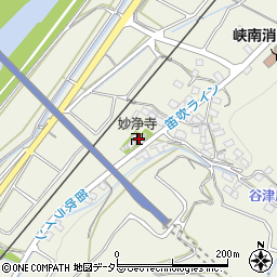 妙浄寺周辺の地図