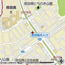 ファミリーマート荏田南三丁目店周辺の地図