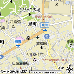 岐阜県美濃市40周辺の地図