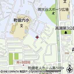 東京都町田市南大谷1256周辺の地図