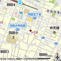 ランドリー・プレス　羽田店周辺の地図