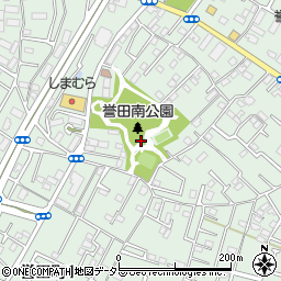 誉田南公園トイレ周辺の地図