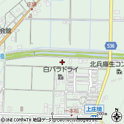 兵庫県豊岡市庄境972周辺の地図