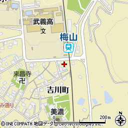 岐阜県美濃市1755周辺の地図