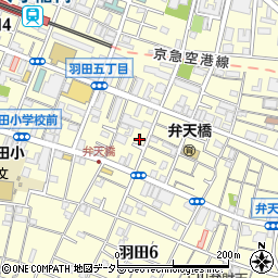 ユアー・パーキング羽田第２駐車場周辺の地図