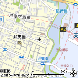 東京都大田区羽田5丁目16周辺の地図