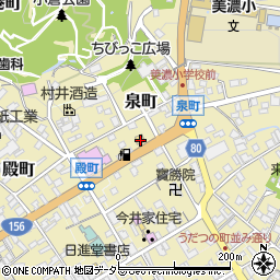 岐阜県美濃市41周辺の地図
