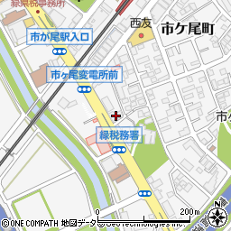 カラオケモコモコ 市ヶ尾店周辺の地図