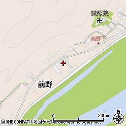 岐阜県美濃市前野58-9周辺の地図