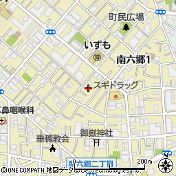 東京都大田区南六郷2丁目10周辺の地図