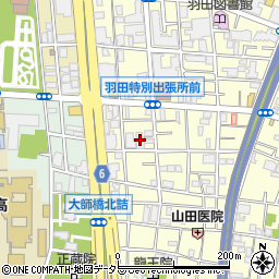 Ｃアミーユ羽田周辺の地図