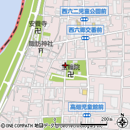 東京都大田区西六郷2丁目周辺の地図