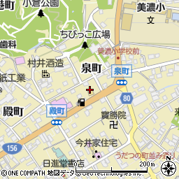 岐阜県美濃市41-1周辺の地図