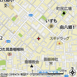 東京都大田区南六郷2丁目3周辺の地図