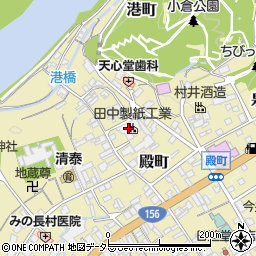 田中製紙工業株式会社　工場周辺の地図