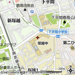 川崎市立塚越中学校周辺の地図