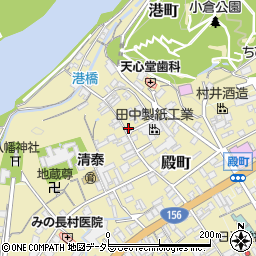 岐阜県美濃市1555周辺の地図