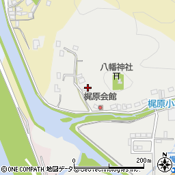 兵庫県豊岡市梶原618周辺の地図