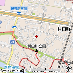 千葉県千葉市中央区村田町877周辺の地図
