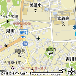 岐阜県美濃市28周辺の地図