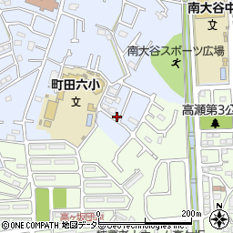東京都町田市南大谷1253-1周辺の地図
