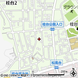 神奈川県横浜市青葉区桂台2丁目12-16周辺の地図