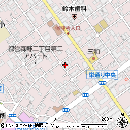 町田森野郵便局 ＡＴＭ周辺の地図