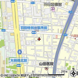 東京都大田区羽田2丁目3周辺の地図